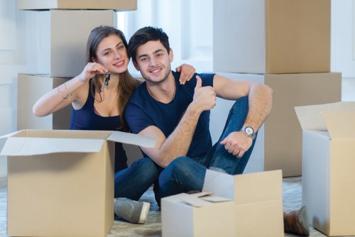 Removal team planning a local move in Stroud Green