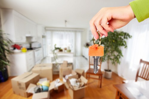 Careful packing and loading during a house move in Stroud Green