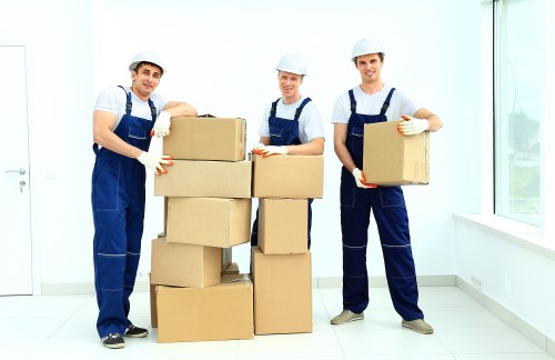 Preparing large furniture for pick-up in a flat or house
