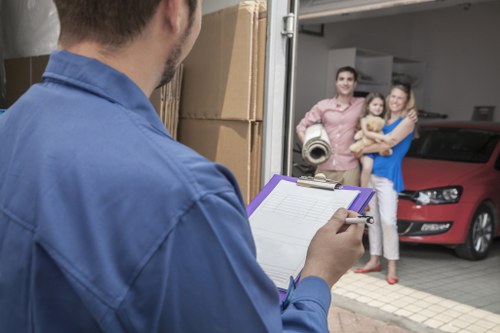 Household moving support with van transport